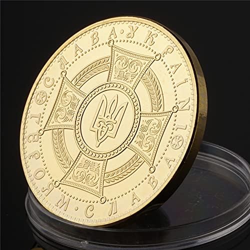 מטבע חוץ מטבעות הנצחה אוקראינית מטבעות אביר מטבע אביר זהב טרידן סמל לאומי מטבעות זיכרון מדליות זיכרון