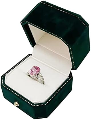 תצוגת SVEA דרגה פרימיום תכשיטים ירוקים קטיפה עגילי טבעת טבעות