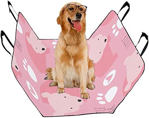 מותאם אישית עיצוב זוהר יצירתיות הדפסת רכב מושב מכסה לכלבים עמיד למים החלקה עמיד רך לחיות מחמד רכב