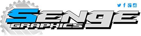 2008-2014 CRF 230 F Zany Pink Senge Graphics ערכה שלמה עם Rider I.D. תואם להונדה