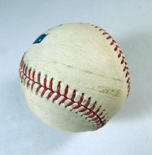 2022 משחק ניו יורק מטס מיאמי מרלינס השתמש בבייסבול בריאן אנדרסון מגנדס - משחק בייסבול משומש
