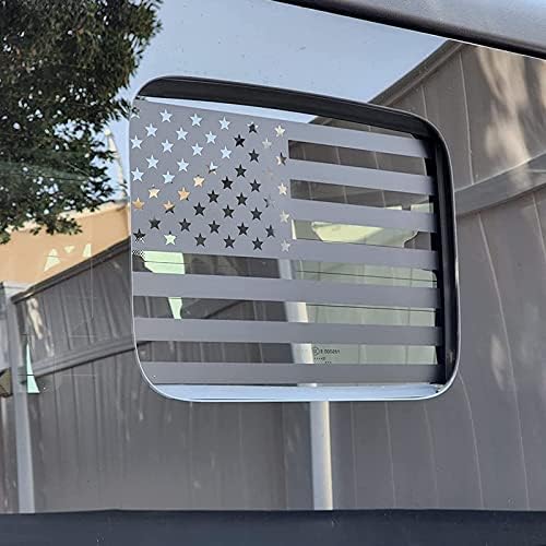 Zxiaochun אחורי חלון אמצעי דגל דגל אמריקאי מדבק לג'יפ גלדיאטור JT 2020 2021 2022 2023 מרכז אחורי חלון