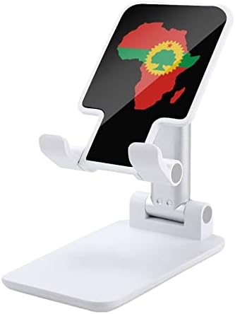 דגל אורומו על מפה של אפריקה טלפון נייד מתכוונן לעמוד מחזיק טבליות ניידות מתקפלות לחוות נסיעות משרדיות