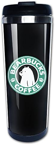 Bieshabi אנחנו חושפים דובים ספל נירוסטה / תרמוס קפה ובקבוק ואקום