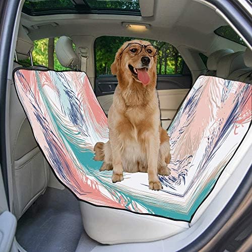 עיצוב מותאם אישית עם סגנון פרחים פירות הדפסת רכב מושב מכסה לכלבים עמיד למים החלקה עמיד רך לחיות