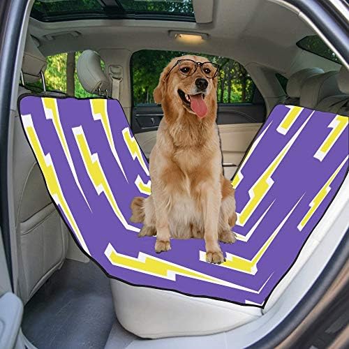 מותאם אישית ברקים יצירתי צבע אופנה הדפסת רכב מושב מכסה לכלבים עמיד למים החלקה עמיד רך לחיות מחמד
