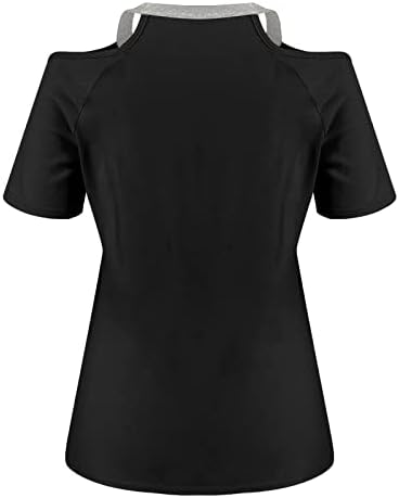 חולצת טיז נשים של UIKMNH חולצות חולצות שרוול קצר
