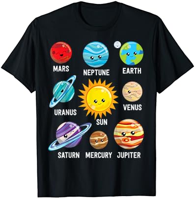 מערכת שמש כוכבי לכת חולצה חולצה