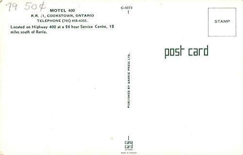 קוקסטאון אונטריו קנדה מוטל 400 Multiview Vintage Postcard K101657