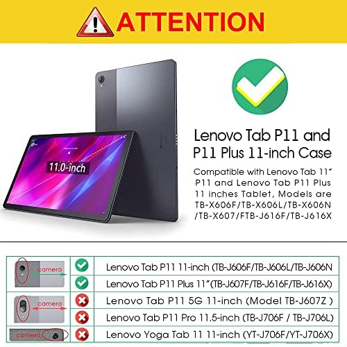 מקרה ברור עבור Lenovo Tab P11 & P11 פלוס דגמי טבליות בגודל 11 אינץ