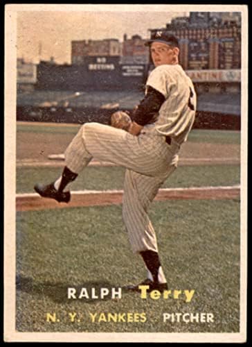 1957 Topps 391 Ralph Terry New York Yankees VG Yankees