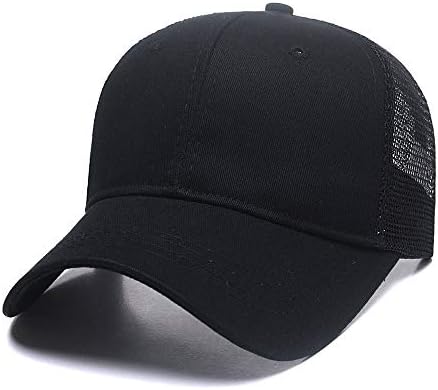 סמנתה קוקו בייסבול כובע גבוהה לחמנייה כובע פוני מתכוונן רשת נהג משאית כובעים